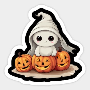 Boo Pumpkin Sticker